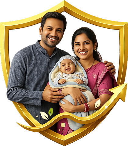 Happy family with their KinvoCare nanny